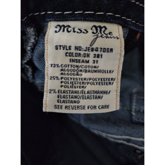 Miss Me Signature Skinny Jeans - Size 25 - Picture 13 of 14